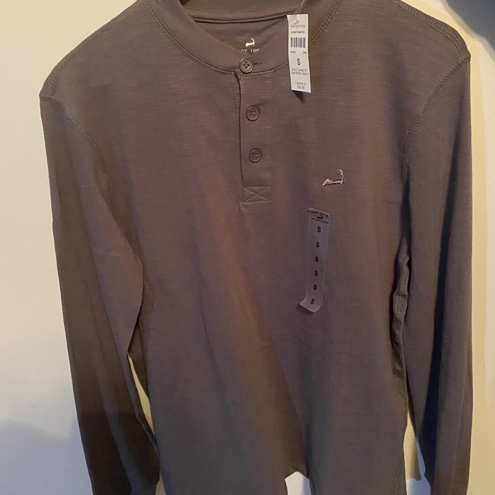Cuffy’s Gray Men’s Long Sleeve Henley